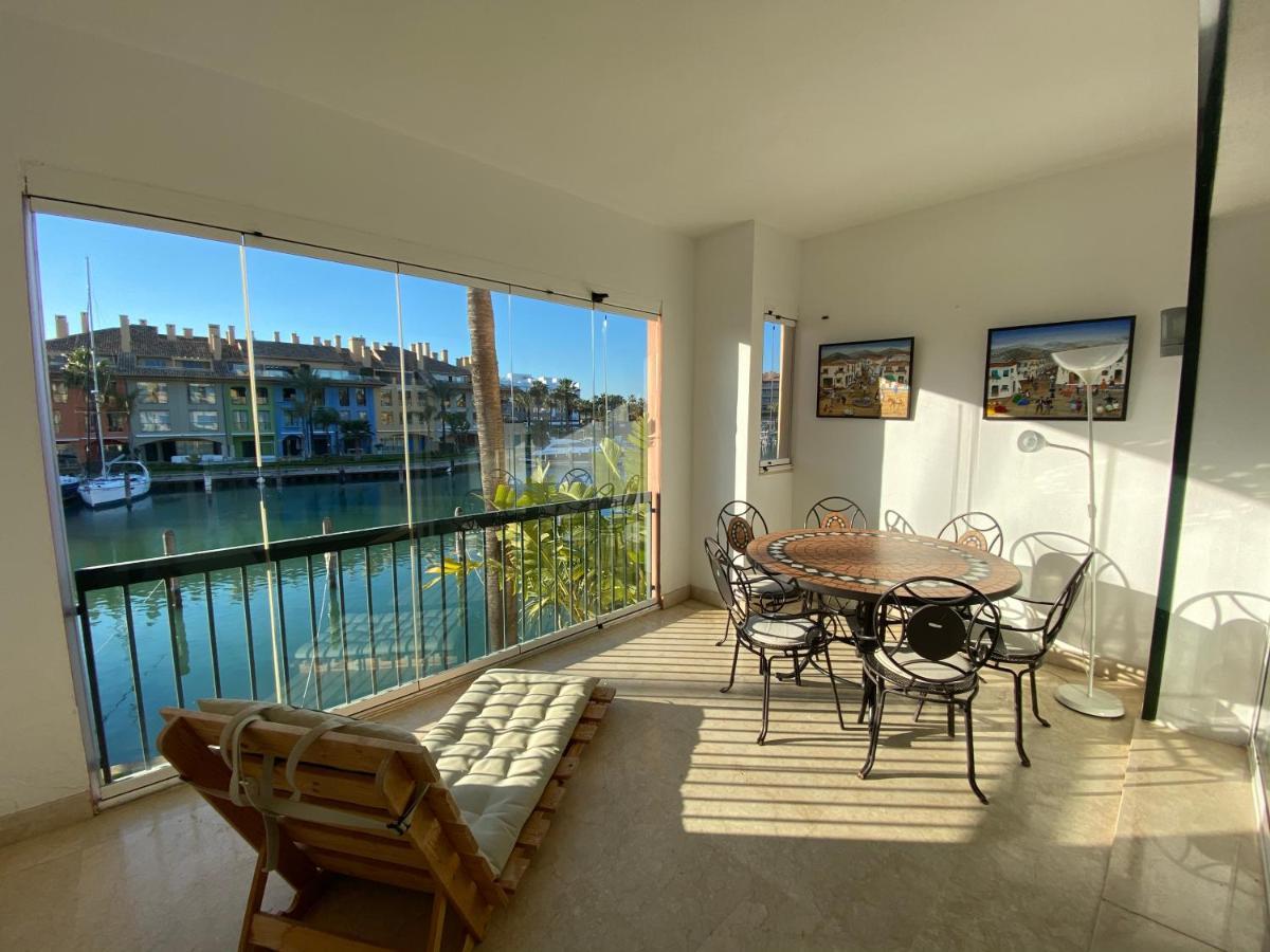 Apartamento Con Piscina ,Playa Con Vistas Panoramicas En La Marina De Sotogrande Сан-Роке Экстерьер фото